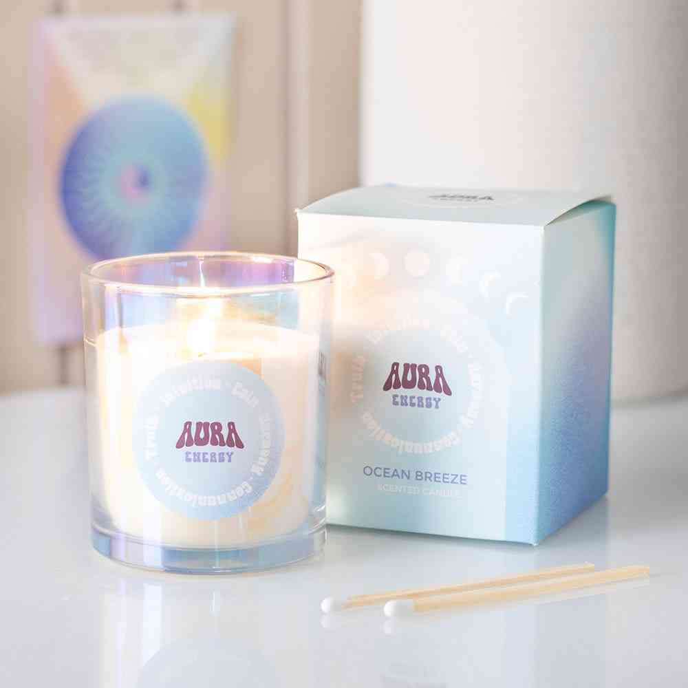 Something Different - Aura Energy Ocean Breeze Iridescent Geurkaars - Multicolours